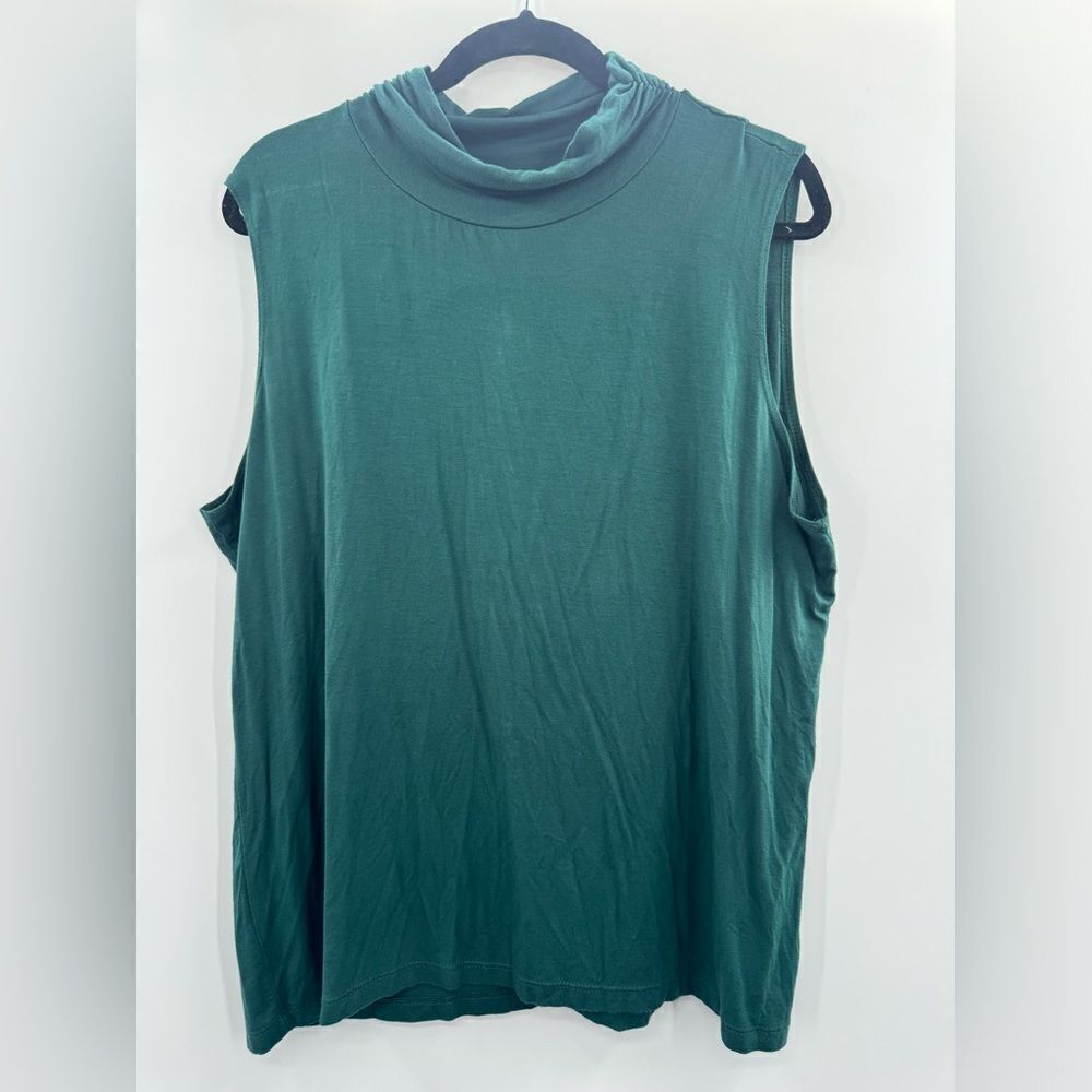 3For$20 Lea & Nicole Sleeveless Teal Blouse size: 2X